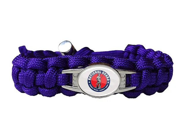 National Guard Paracord Survival Bracelet