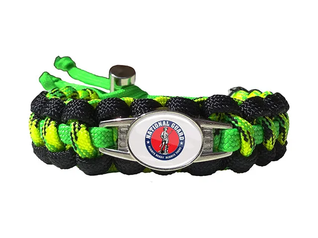 National Guard Paracord Survival Bracelet