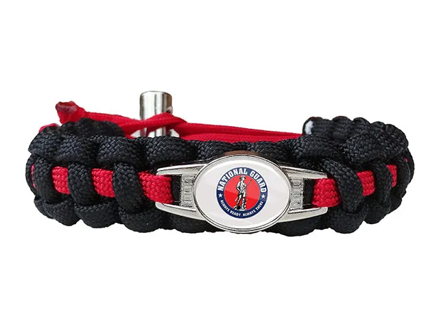 National Guard Paracord Survival Bracelet