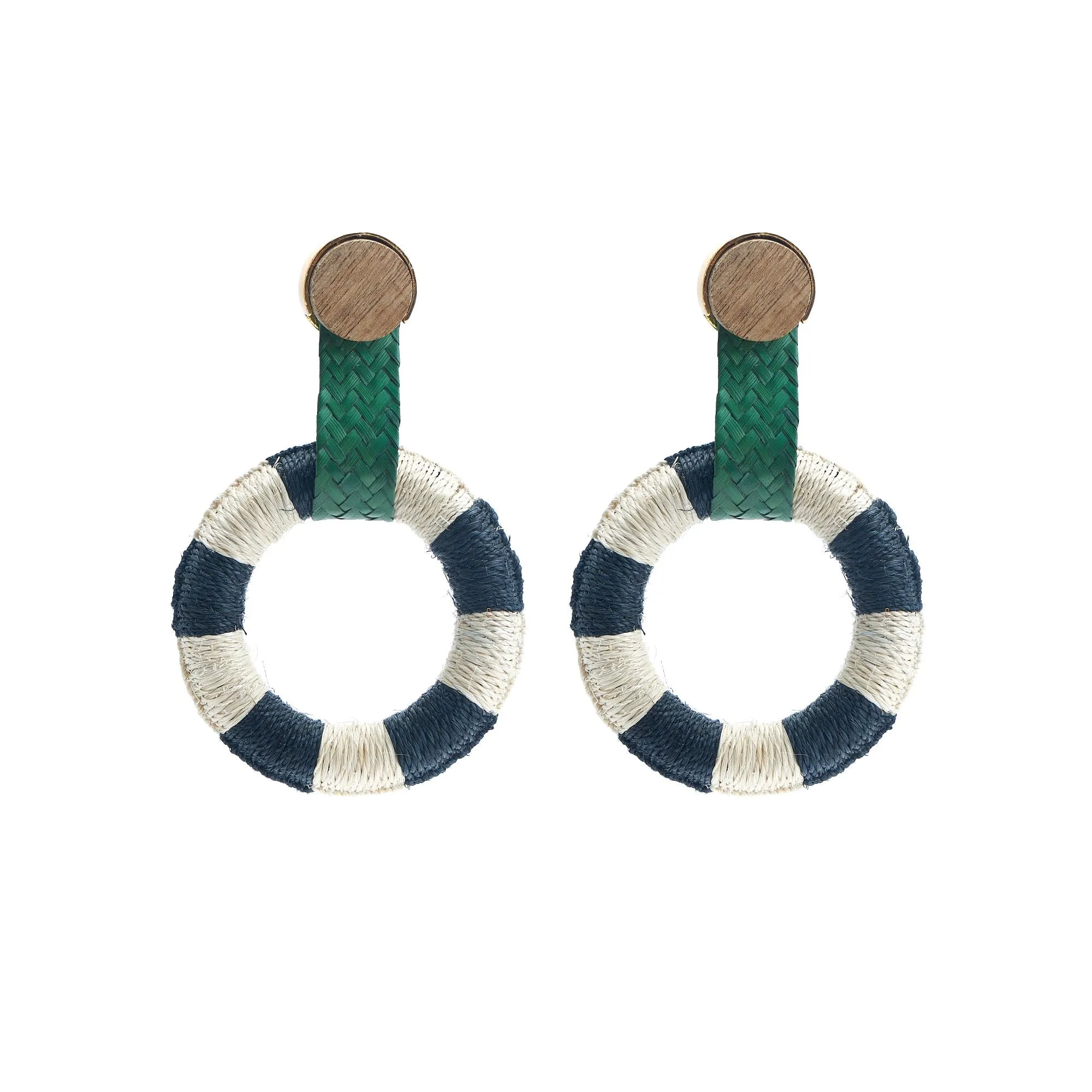 NATURAL & BLACK MAGUEY EARRINGS