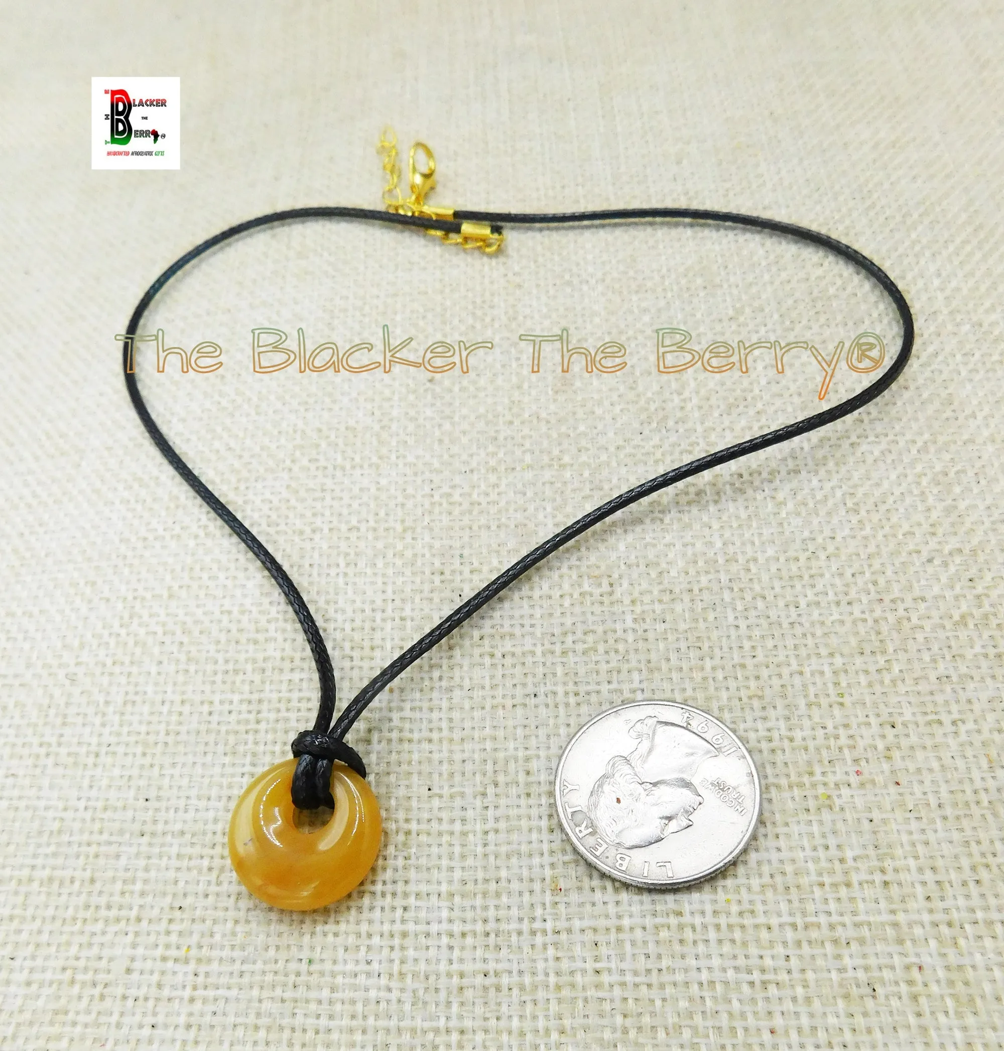 Natural Stone Necklace Topaz Jewelry Adjustable