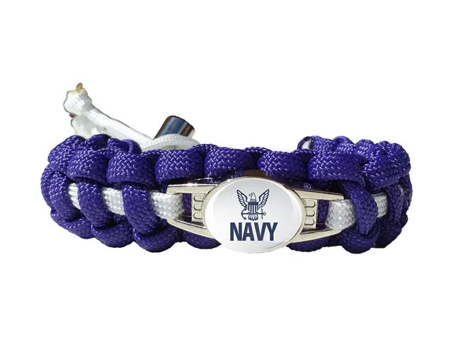 Navy Paracord Survival Bracelet