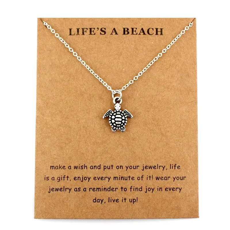 Necklace - Turtle or Wave