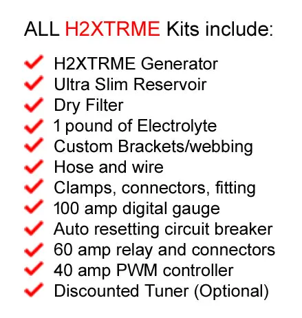 NEW! H2XTRME HHO KIT for LARGE engines from 6.8 liters to 12 liters