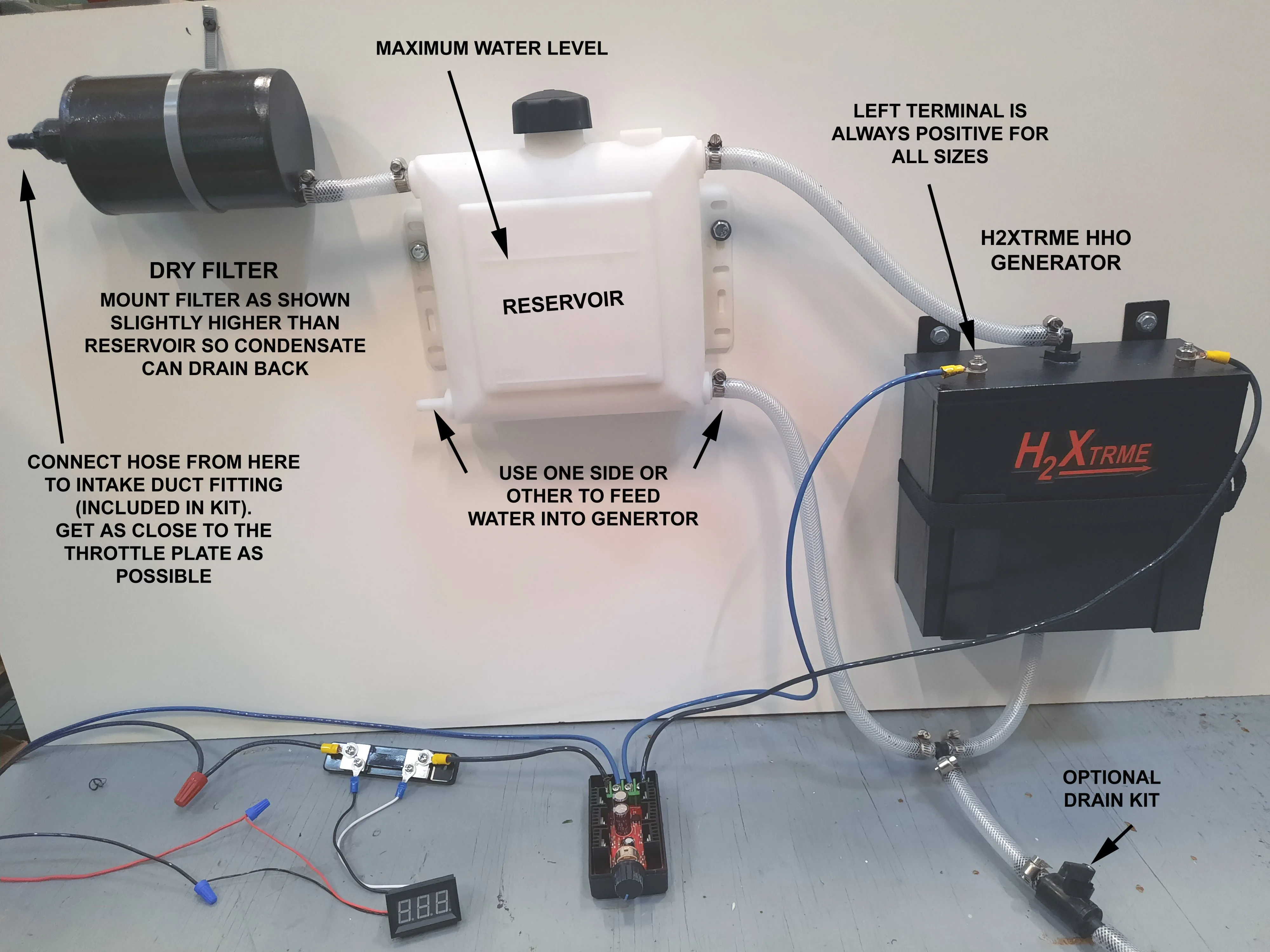 NEW! H2XTRME HHO KIT for LARGE engines from 6.8 liters to 12 liters
