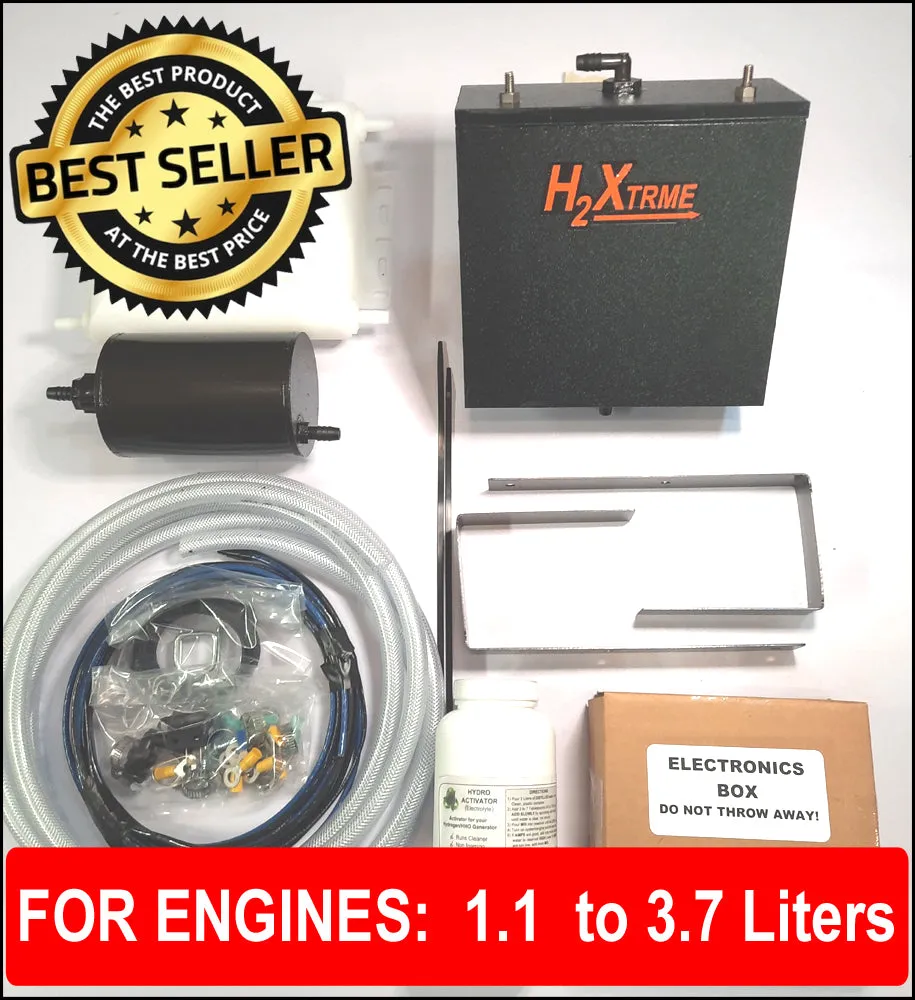 NEW! H2XTRME HHO KIT -  for SMALL size engines from 1.1 liters to 3.7 liters