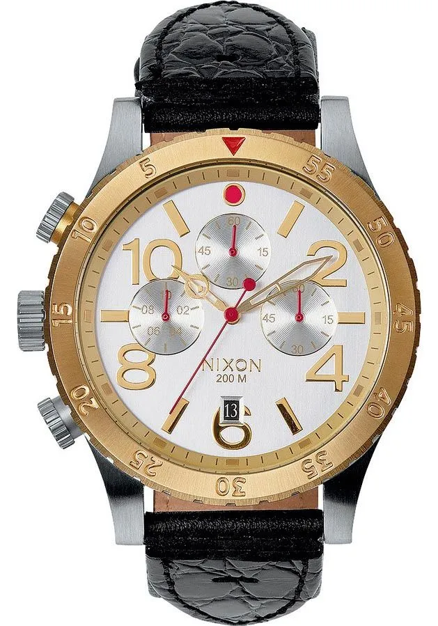 Nixon 48-20 Chronograph Silver Dial Men's Watch Men's Watch A363-1884