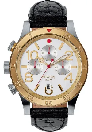 Nixon 48-20 Chronograph Silver Dial Men's Watch Men's Watch A363-1884