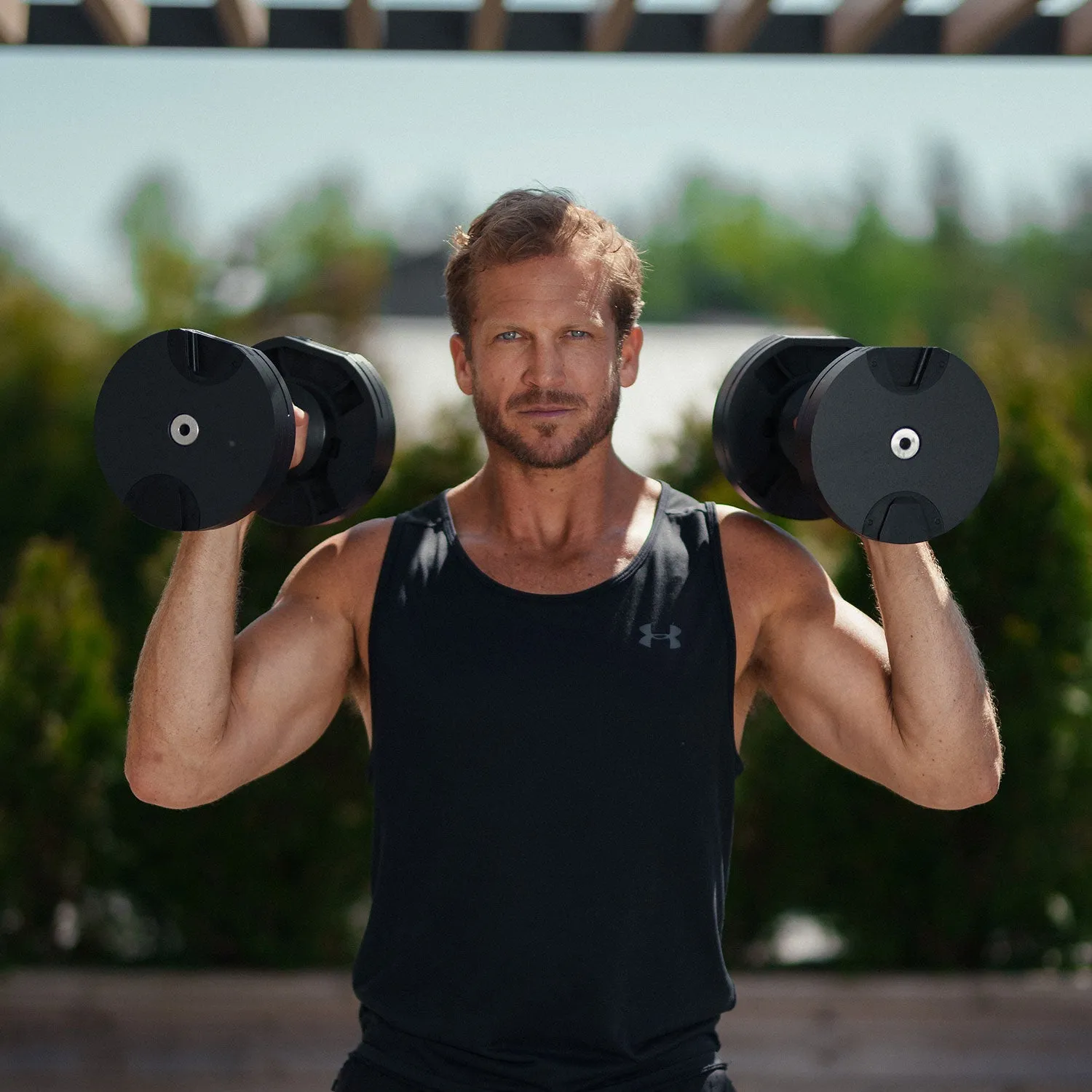 NÜOBELL Adjustable Dumbbell Set   Elite FID 2.0 Bench Bundle