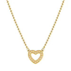 Nomination Soffio D'amore Heart Yellow Gold Necklace