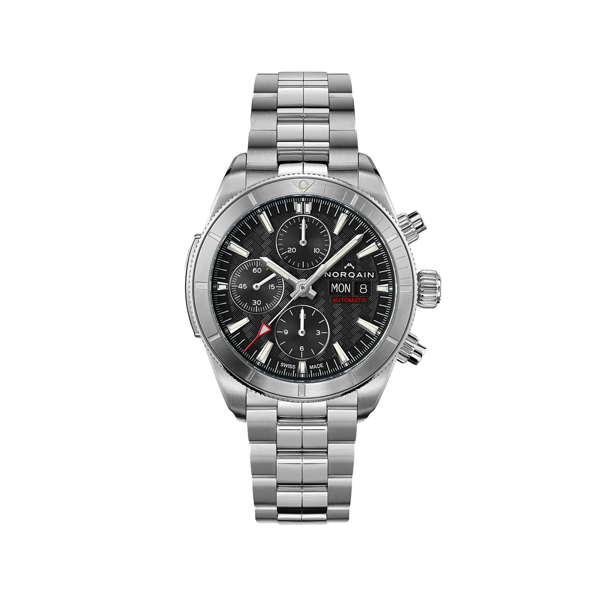 NORQAIN Adventure Sport Chrono Day Date Black 41mm