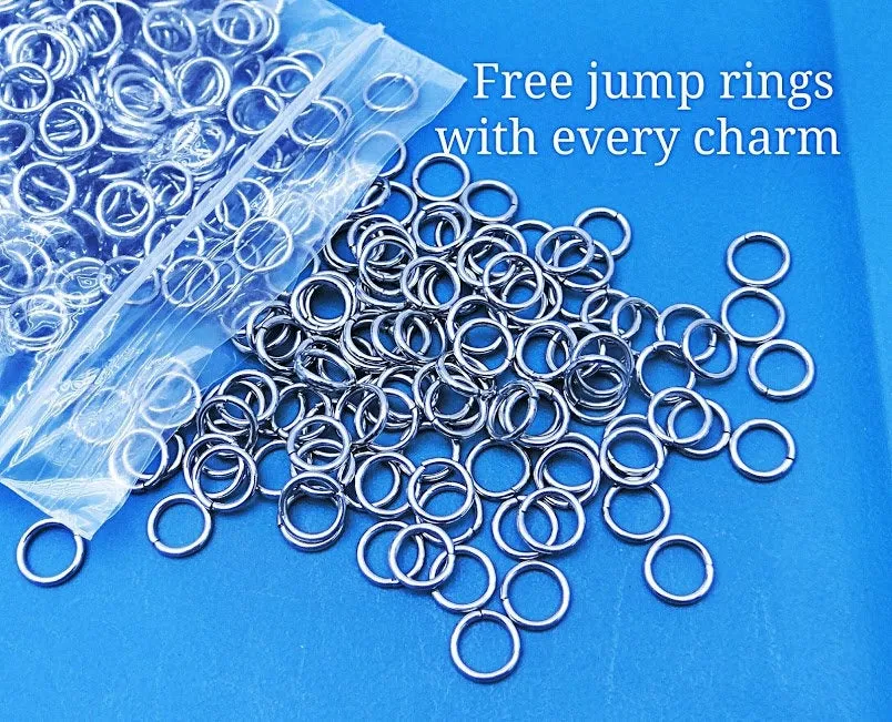 Obsessive Camping Disorder, camping, camping charm, camp charm, Steel charm 20mm very high quality..Perfect for DIY projects