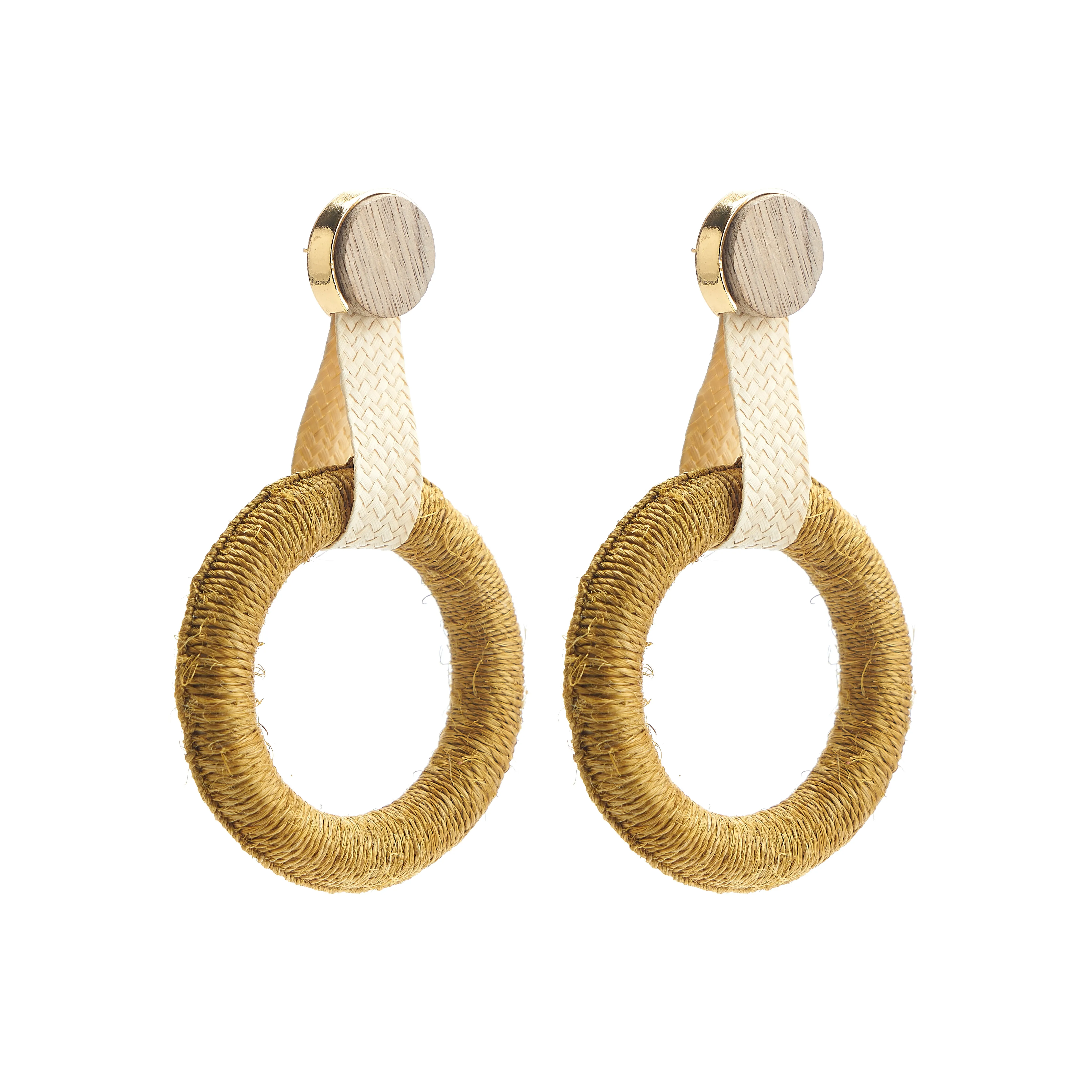 OCHRE MAGUEY EARRINGS