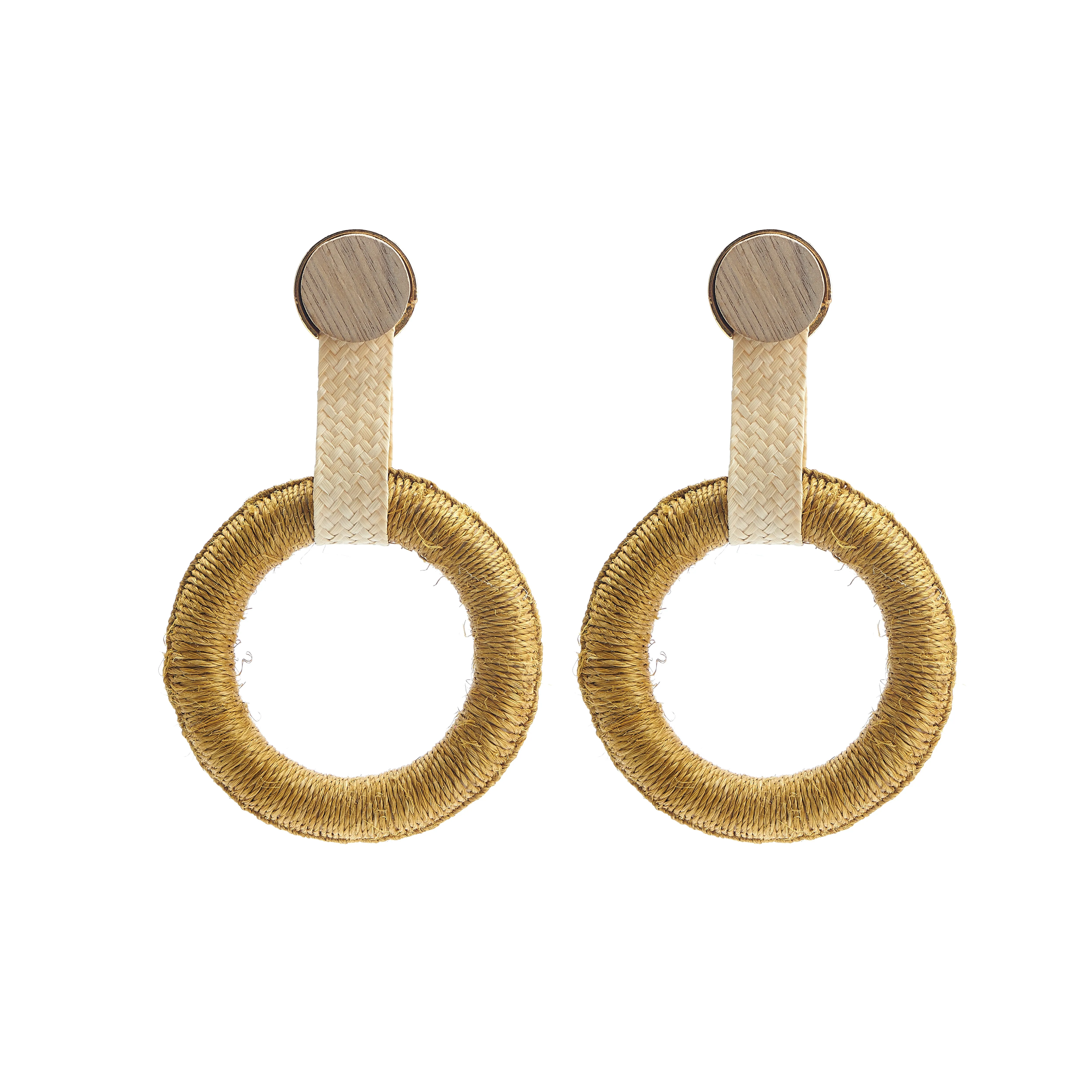 OCHRE MAGUEY EARRINGS