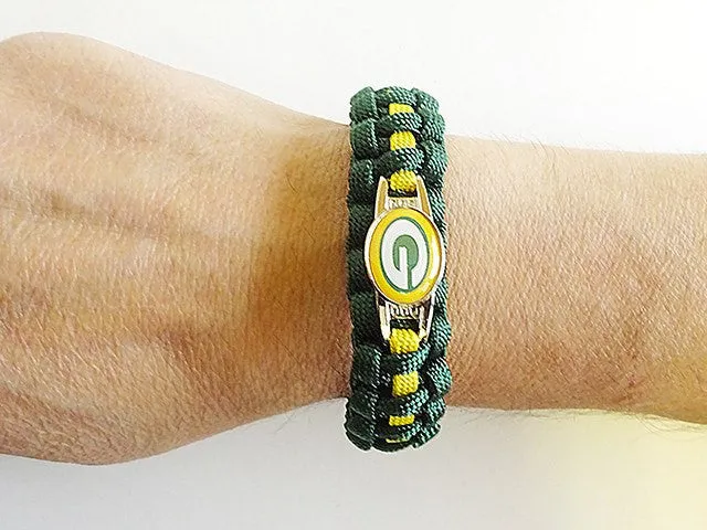 Officially Licensed NFL Green Bay Packers Paracord Bracelet