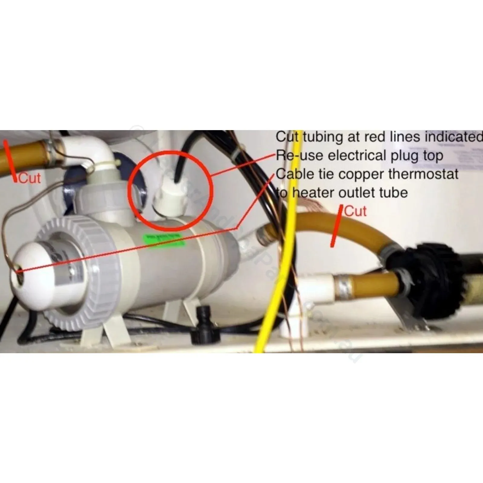 Old Style - Hot Spring 1.5kW Heater Kit - 1989-1994