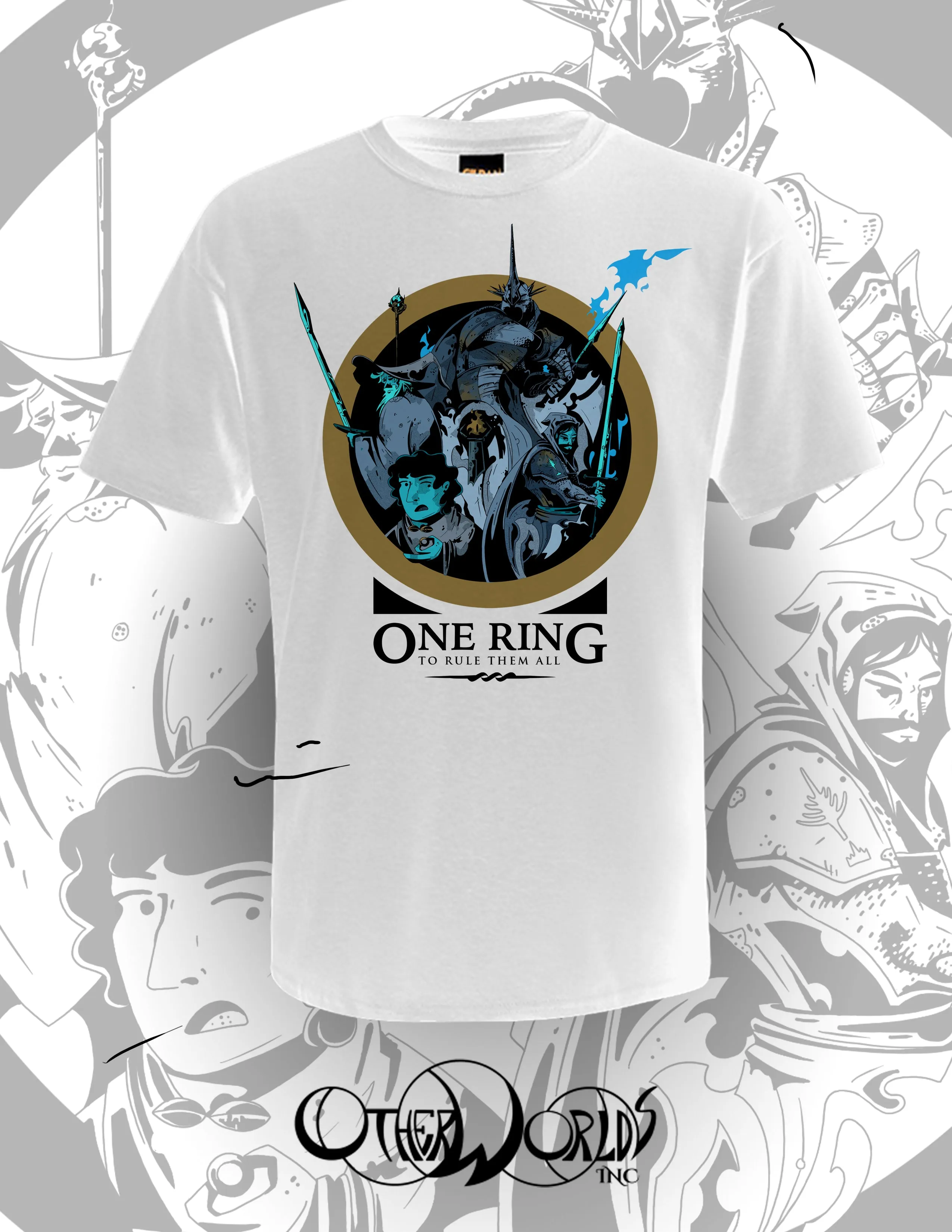 One Ring LOTR Unisex Tee