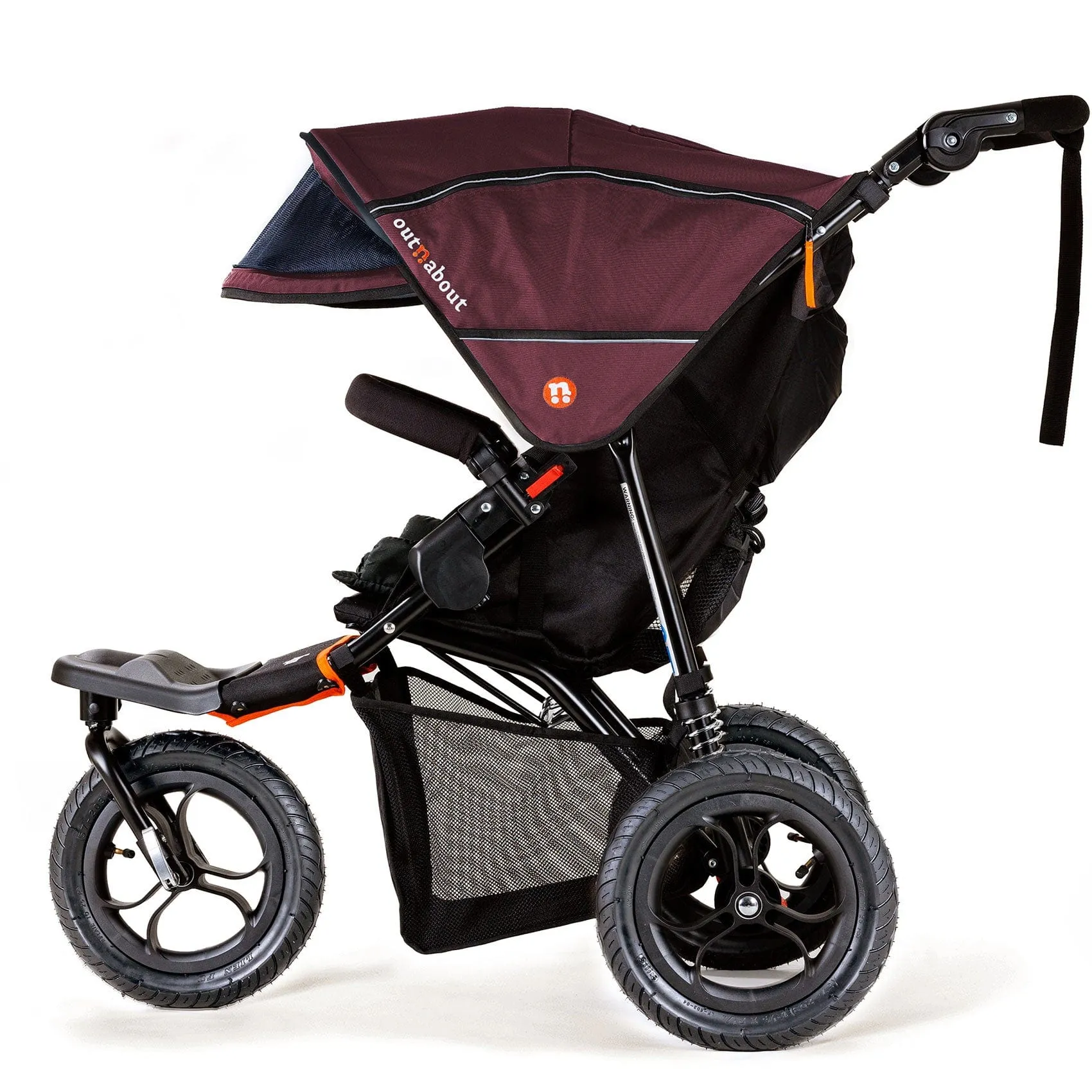 Out n About Nipper V5 All Terrian Pushchair - Brambleberry Red