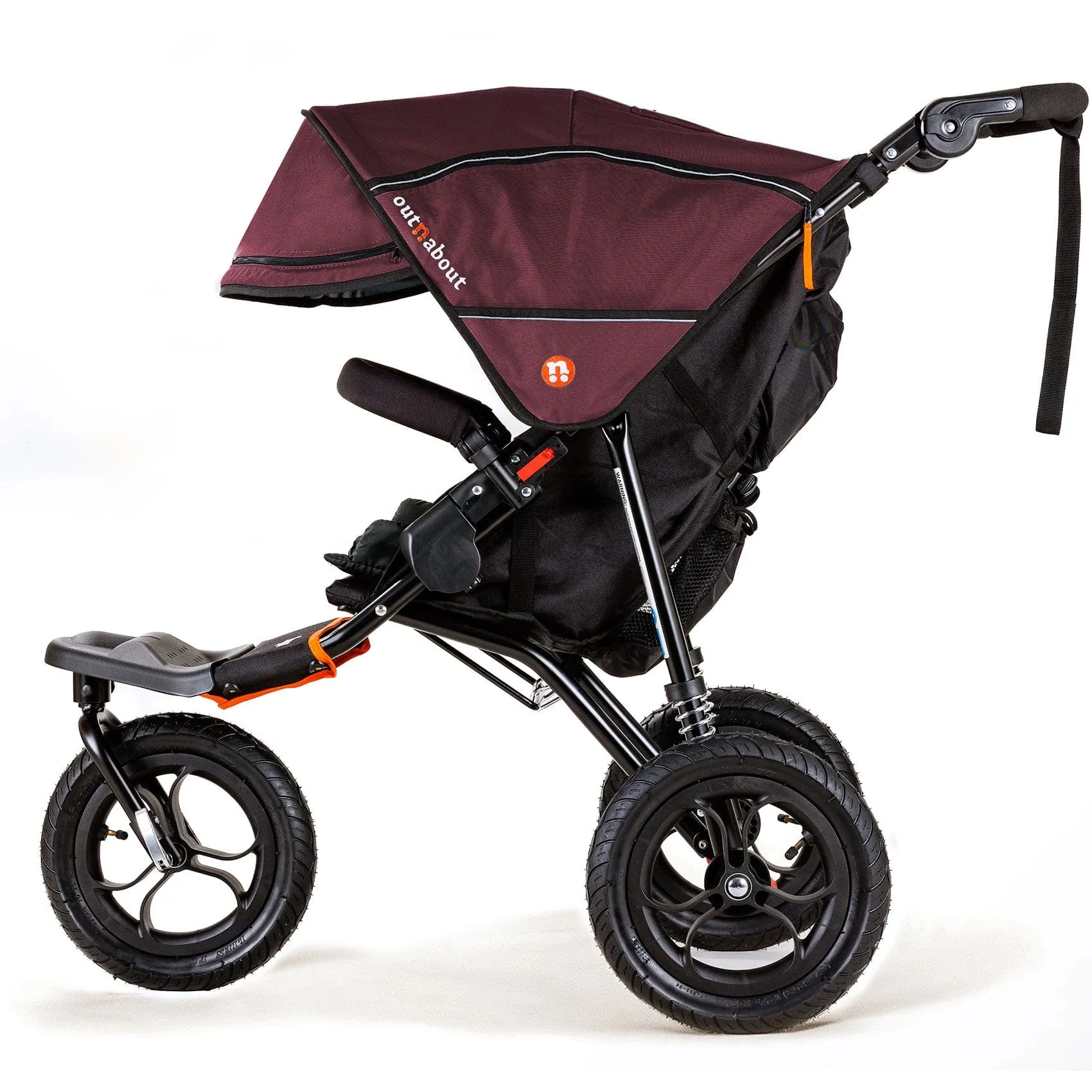 Out n About Nipper V5 All Terrian Pushchair - Brambleberry Red
