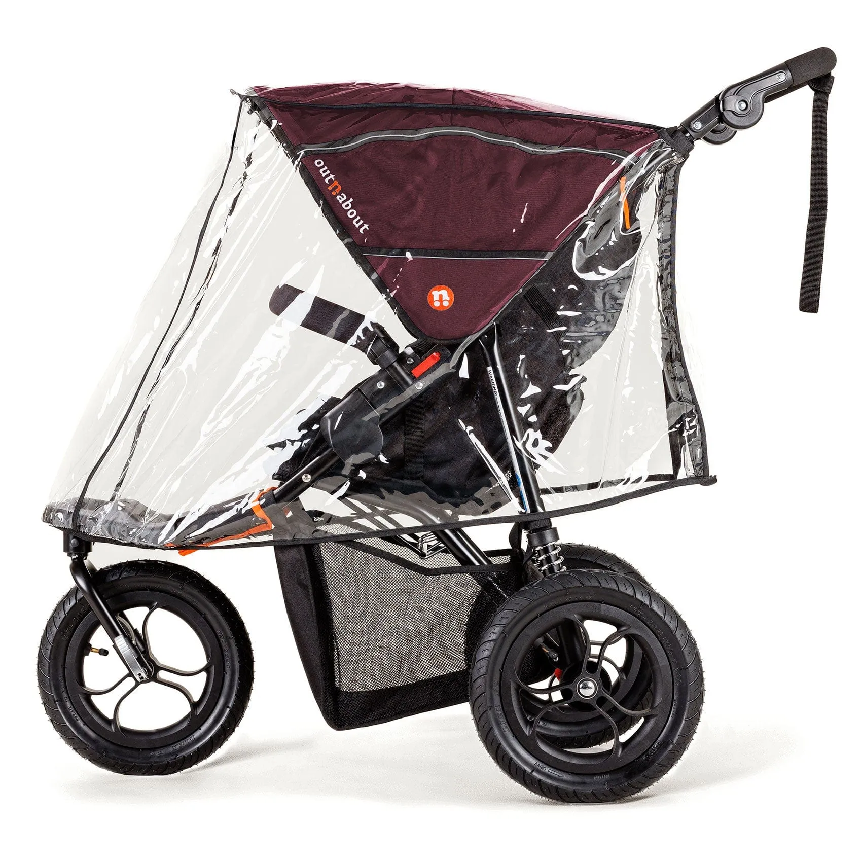 Out n About Nipper V5 All Terrian Pushchair - Brambleberry Red
