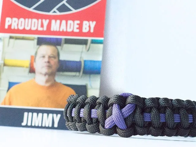 Pancreatic Cancer Awareness Paracord Bracelet