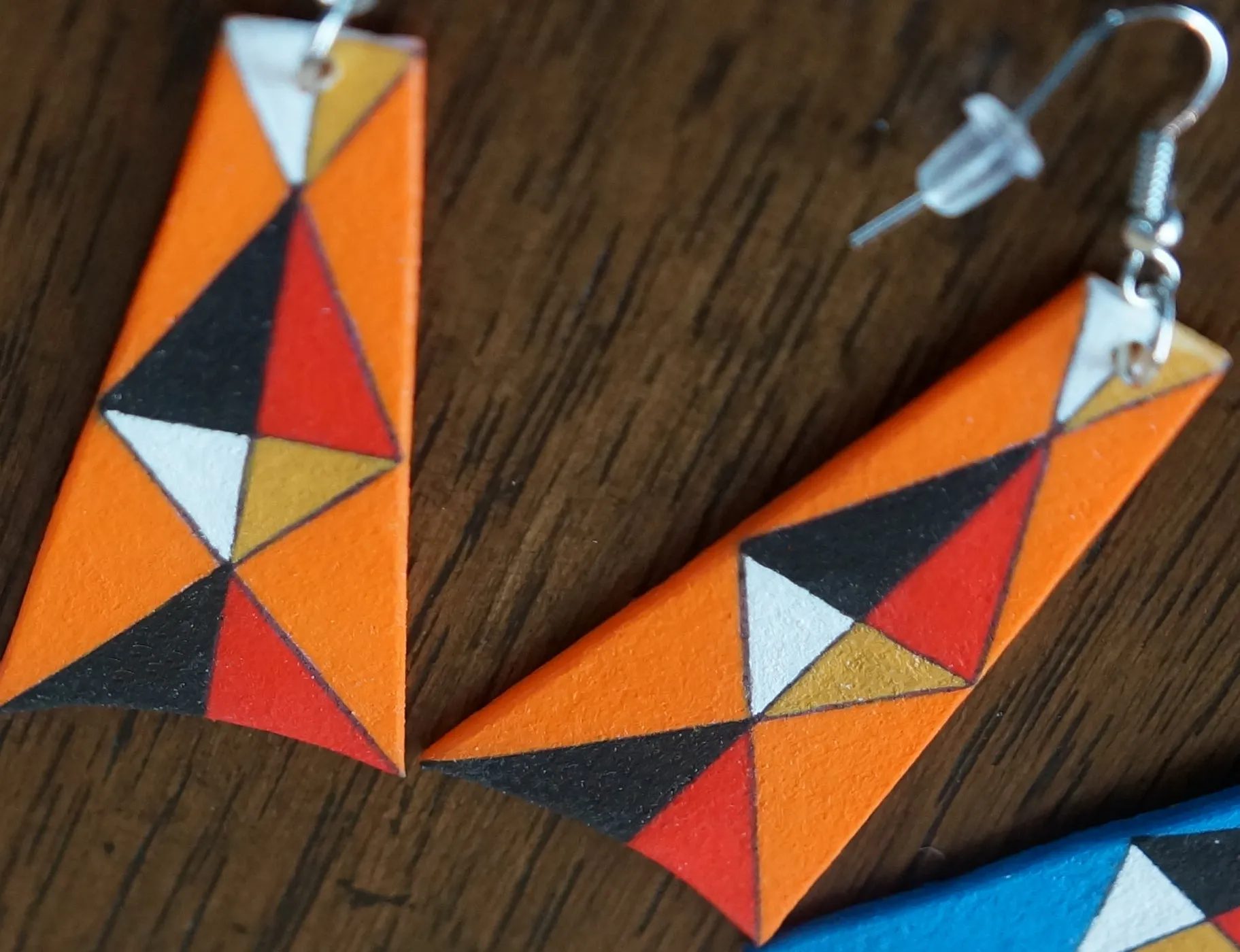 Parfleche Trapezoid Earrings ~ 7 Colors