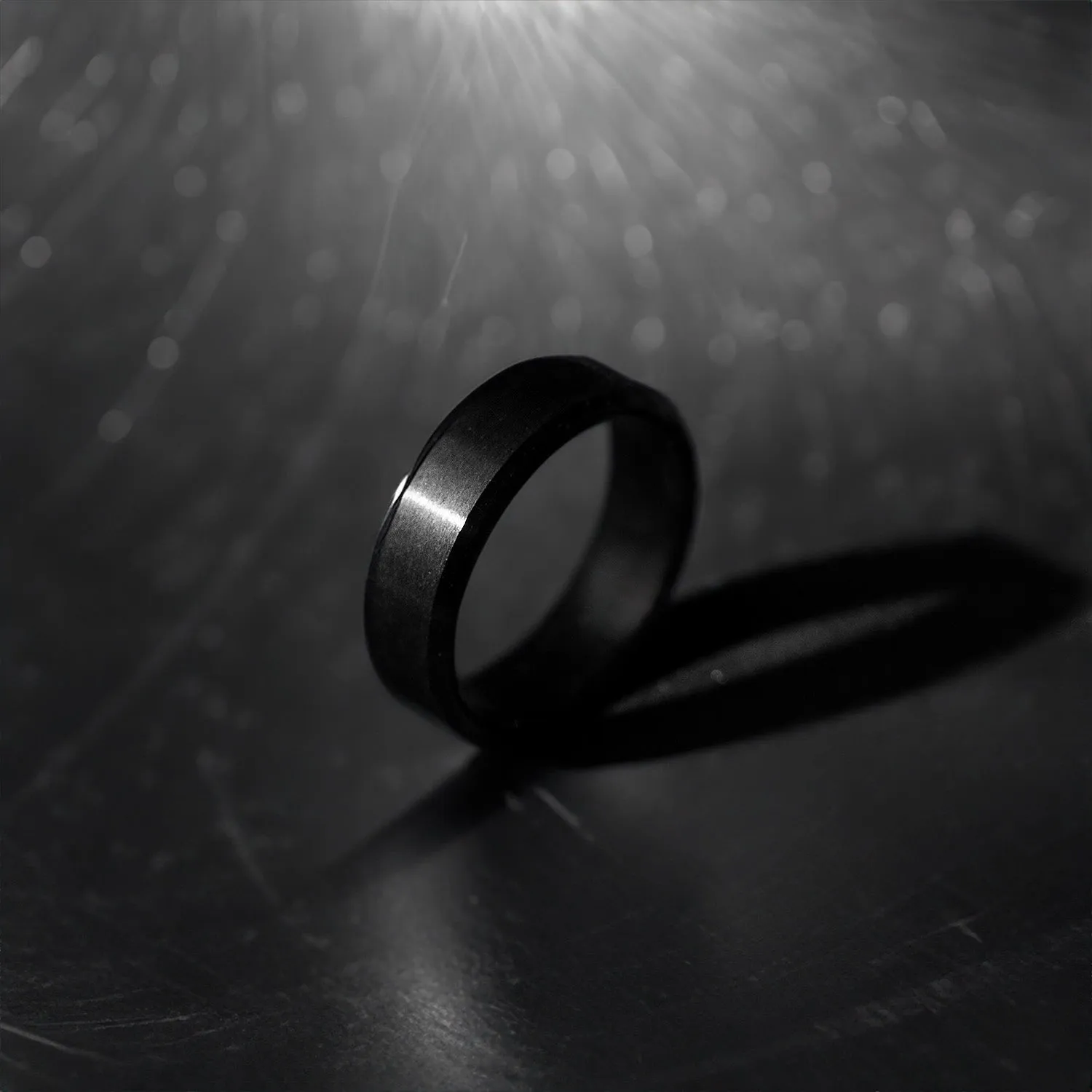 Personalised Beveled Band Ring