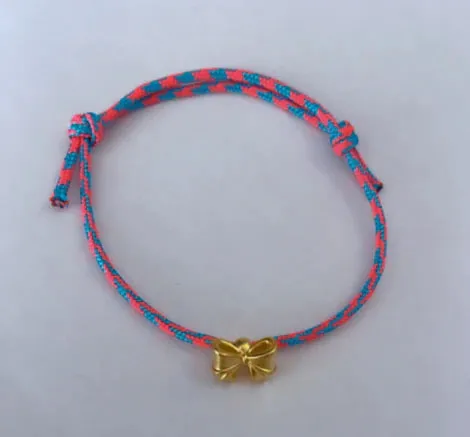 Petite Chou Le Bow Pink and Blue