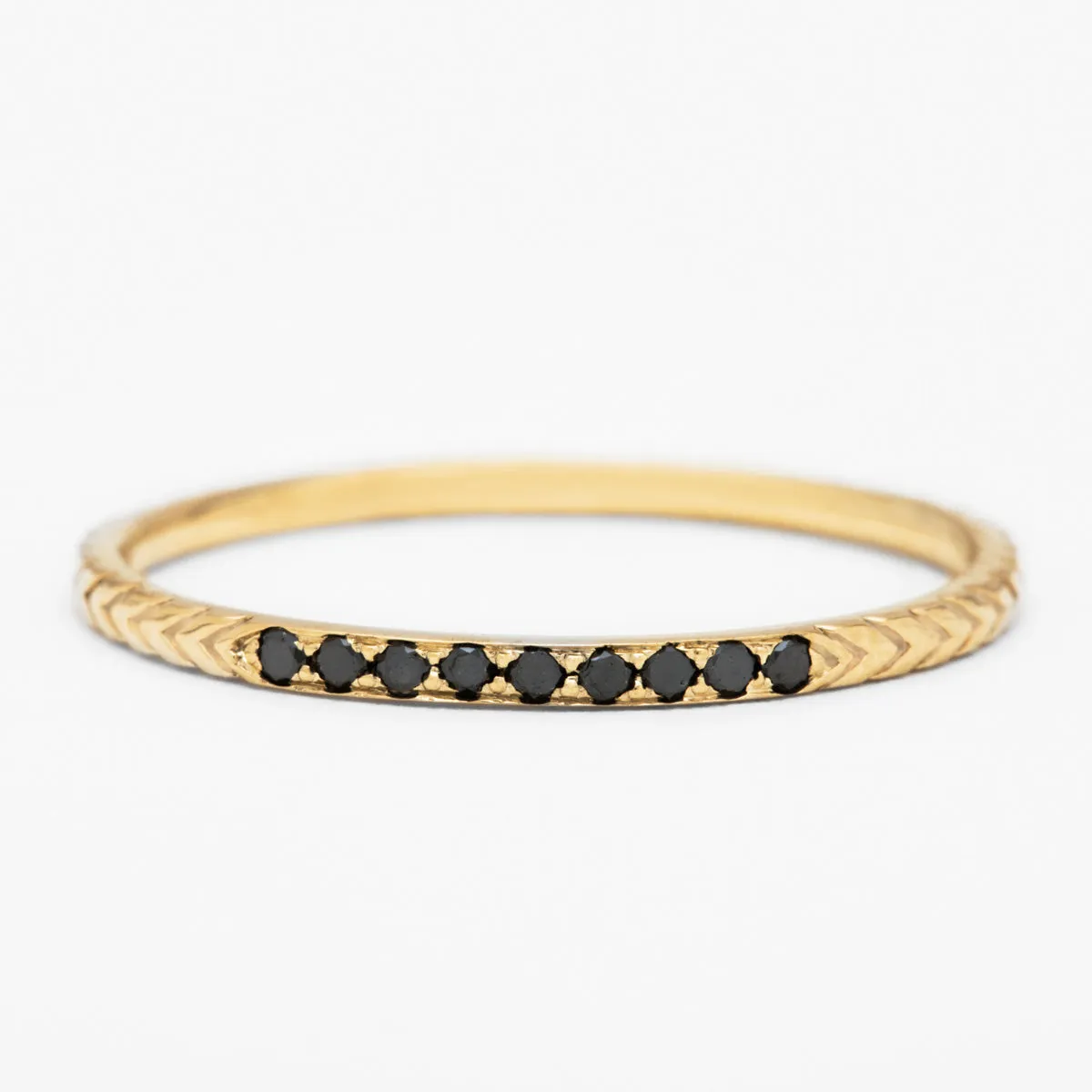 Petite Pave Arrows Ring