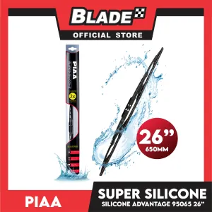 Piaa Wiper Super Silicon 26' 95065 for Subaru Outback, Hyundai Accent, Sonata, Starex, Honda Jazz, CRV, Accord, Kia Grand Carnival