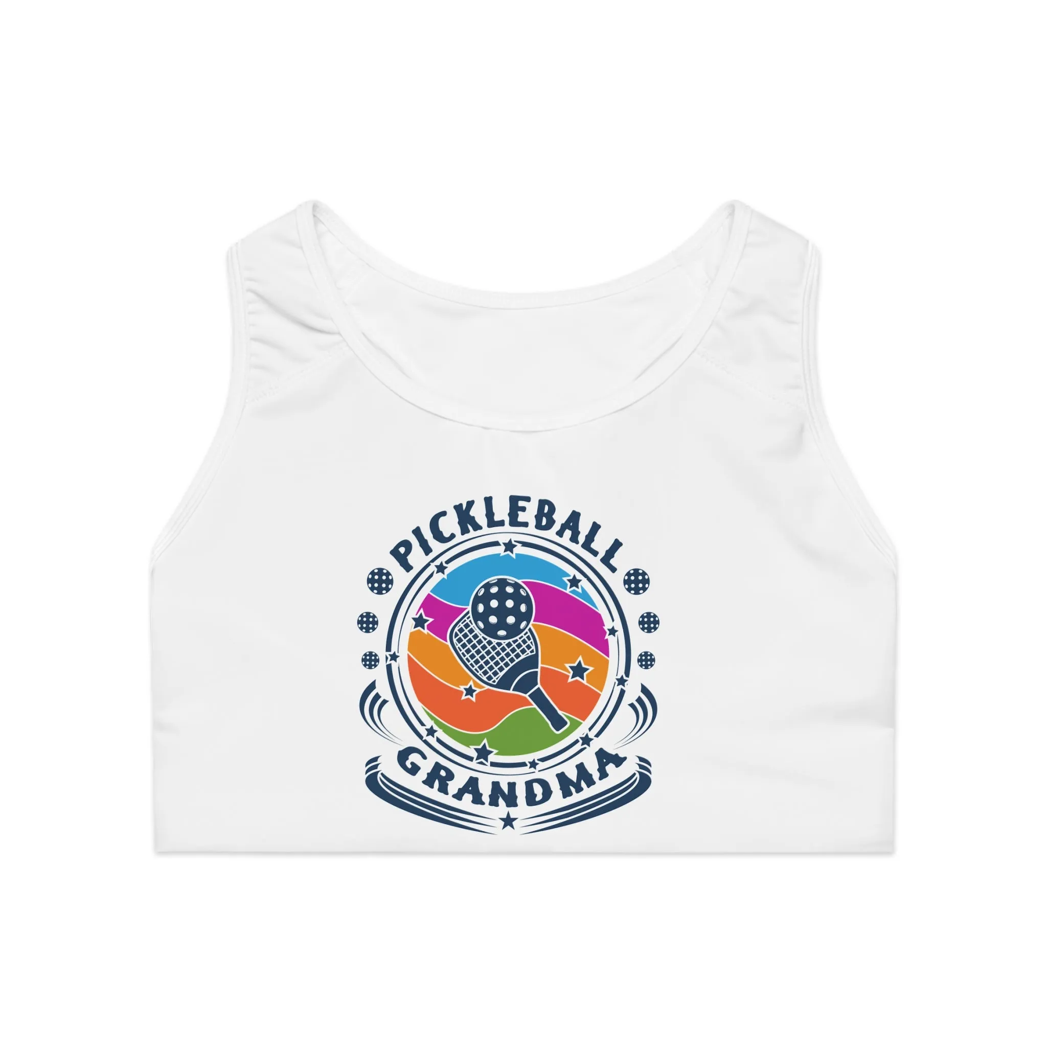 Pickleball Grandma Sports Bra