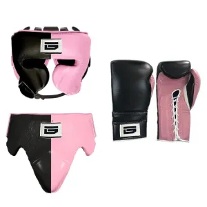 Pink & Black Boxing Set