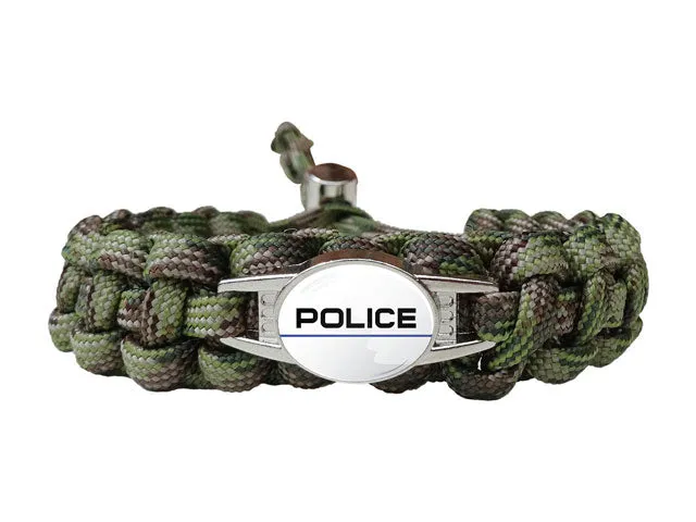 Police Paracord Bracelet