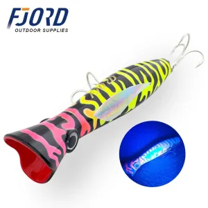 Poppers Sea surface Fishing Lure 165mm 82g Floating big Hard Bait Z Shaped