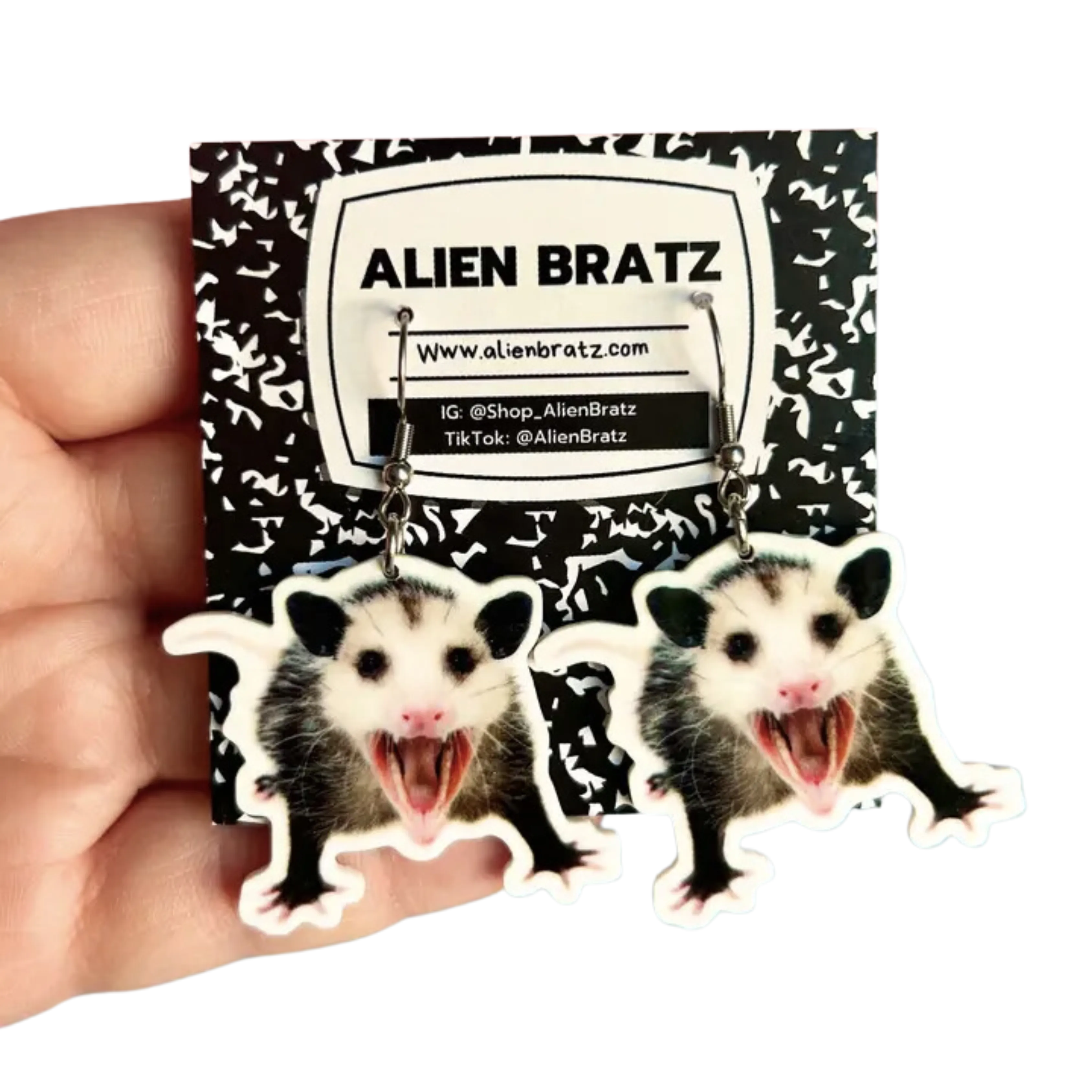 Possum Earrings