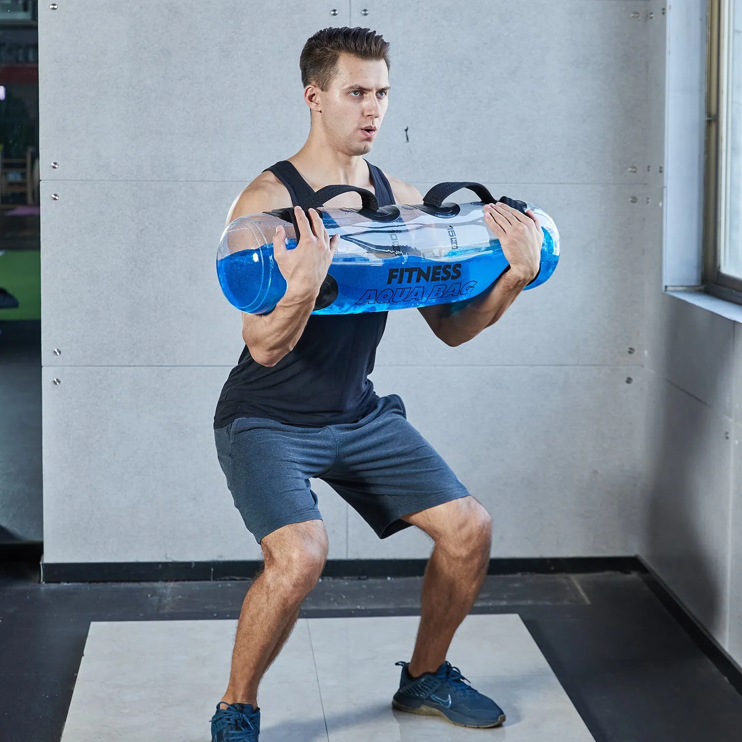 Premium Fitness Aqua Water Bag – Adjustable Weight Training Bag for Bodybuilding & Home Gym – Durable PVC, Inflatable Lifting Accessory for Strength Training