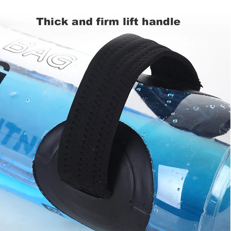 Premium Fitness Aqua Water Bag – Adjustable Weight Training Bag for Bodybuilding & Home Gym – Durable PVC, Inflatable Lifting Accessory for Strength Training