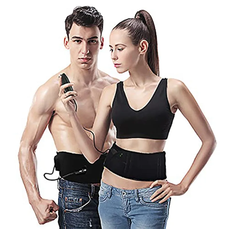 Premium Muscle Trainer Fat Burning Belt - Thigh Stimulator Fitness Massager with Magnetic Therapy, ABS Material, Adjustable Leg Straps, USB Rechargeable, Ideal for Home Workout and Spa Sessions