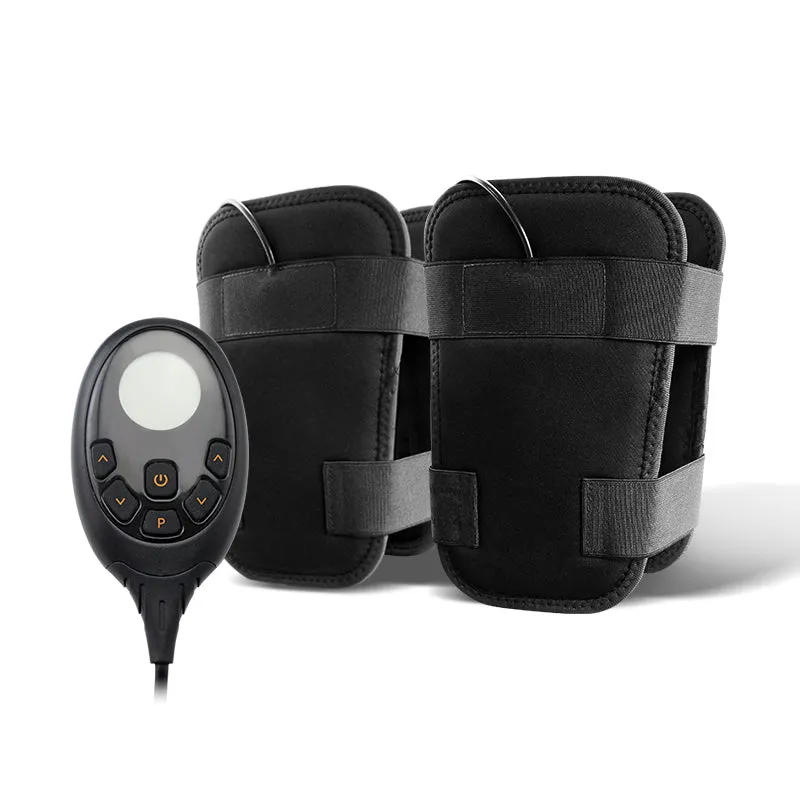 Premium Muscle Trainer Fat Burning Belt - Thigh Stimulator Fitness Massager with Magnetic Therapy, ABS Material, Adjustable Leg Straps, USB Rechargeable, Ideal for Home Workout and Spa Sessions