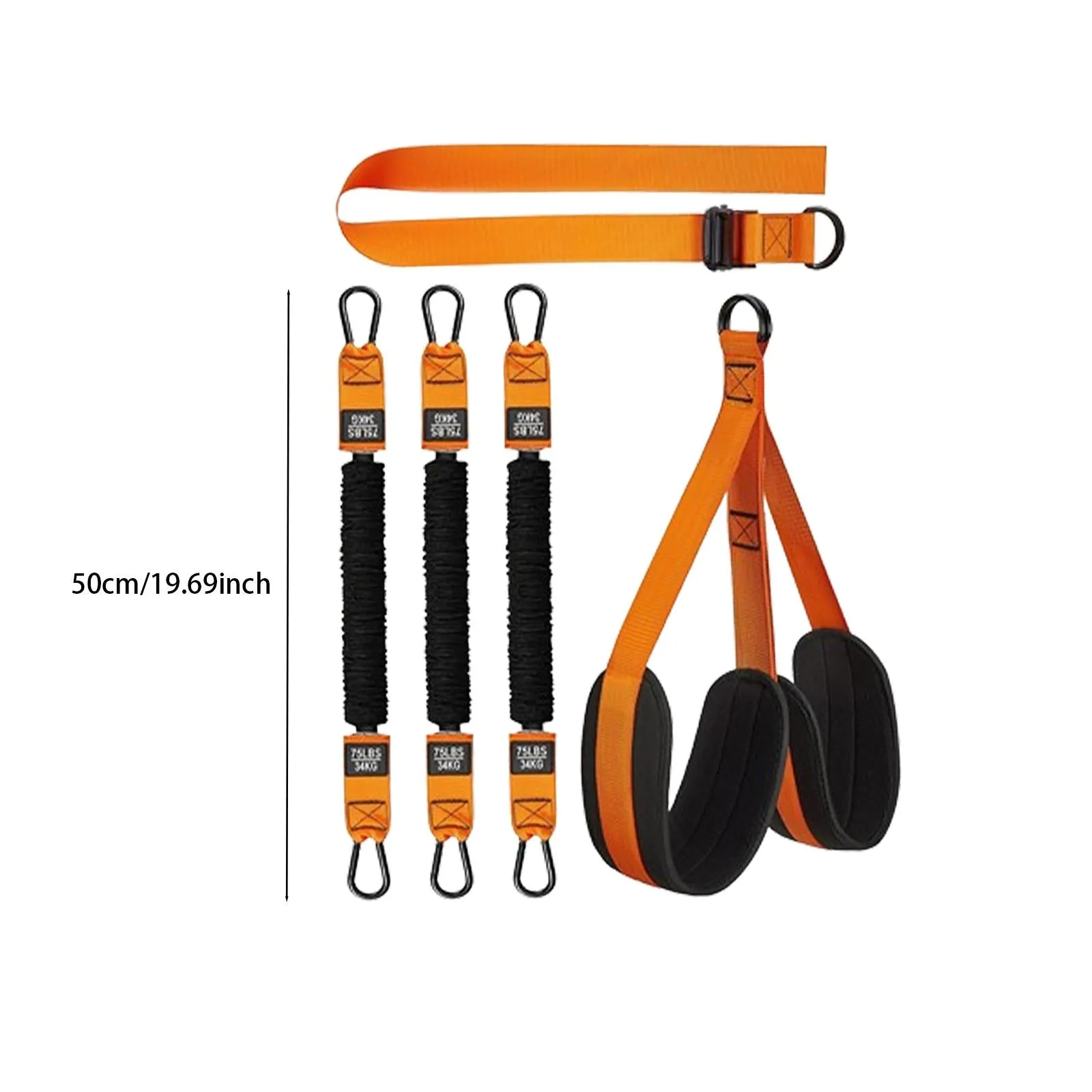 Premium Pull-up Assistance Bands for Fitness Training – Elastic Resistance Bands with Steel Buckle for Home Workout, Adjustable Pull-up Support for Upper Body Strength