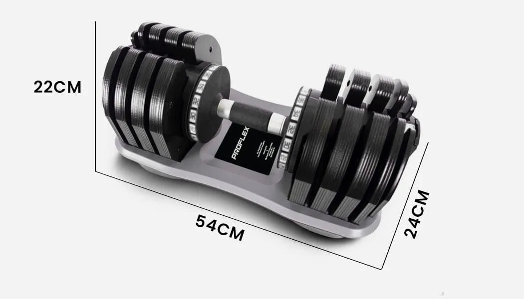 PROFLEX 25kg Adjustable Dumbbell [ONLINE ONLY]