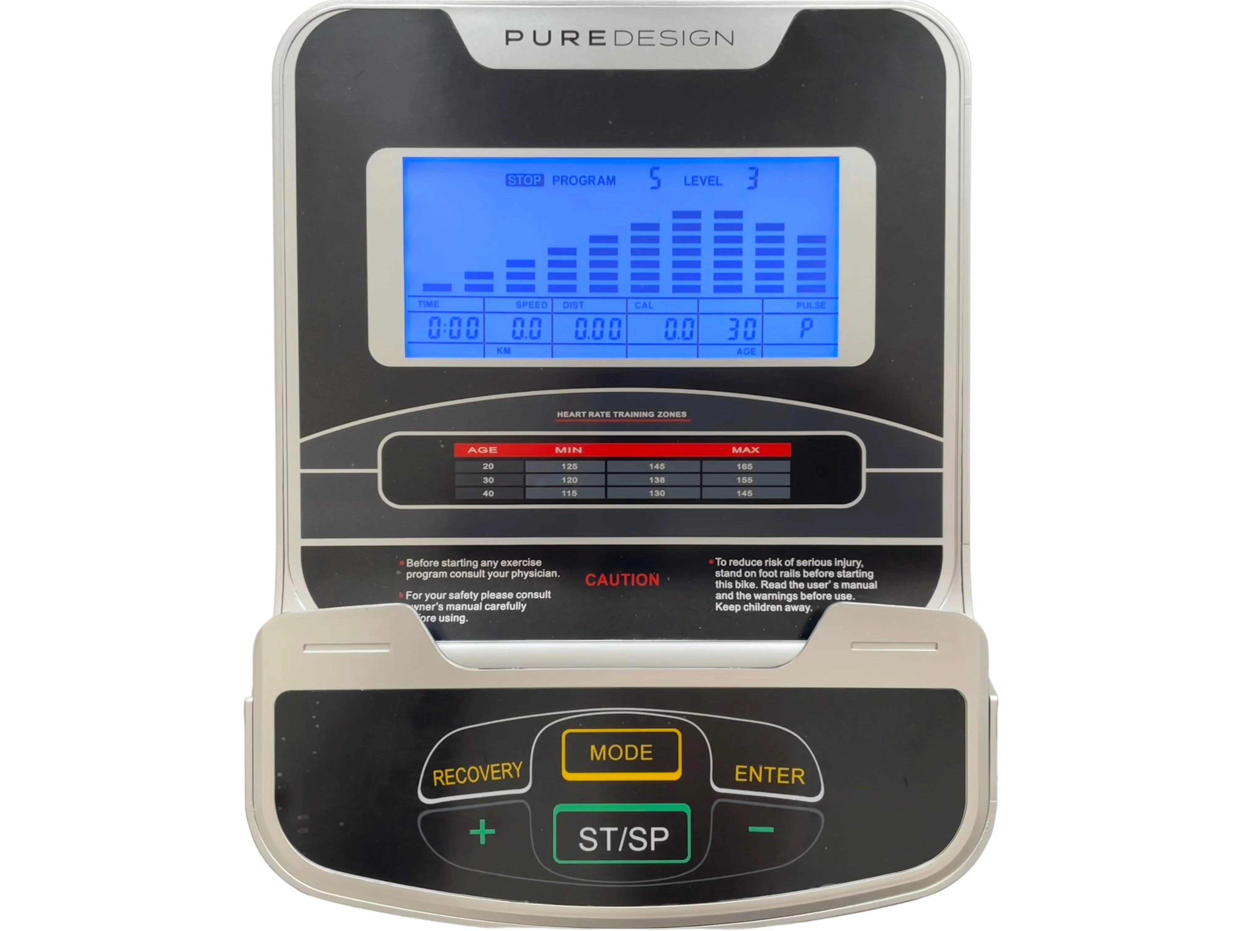 Pure Design UB7P Programmable Magnetic Upright Bike