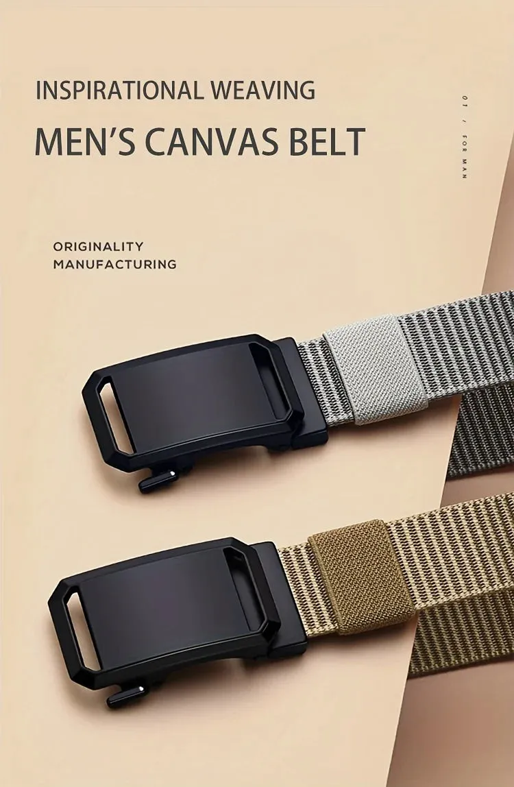 Quick Release Genuine Metal Buckle Tactical Style Soft Nylon Belt