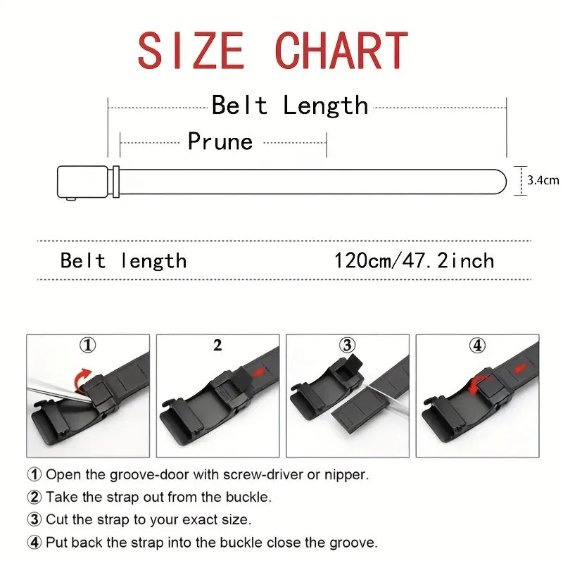 Quick Release Genuine Metal Buckle Tactical Style Soft Nylon Belt