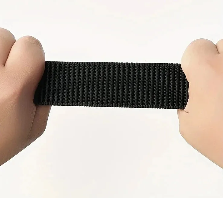Quick Release Genuine Metal Buckle Tactical Style Soft Nylon Belt