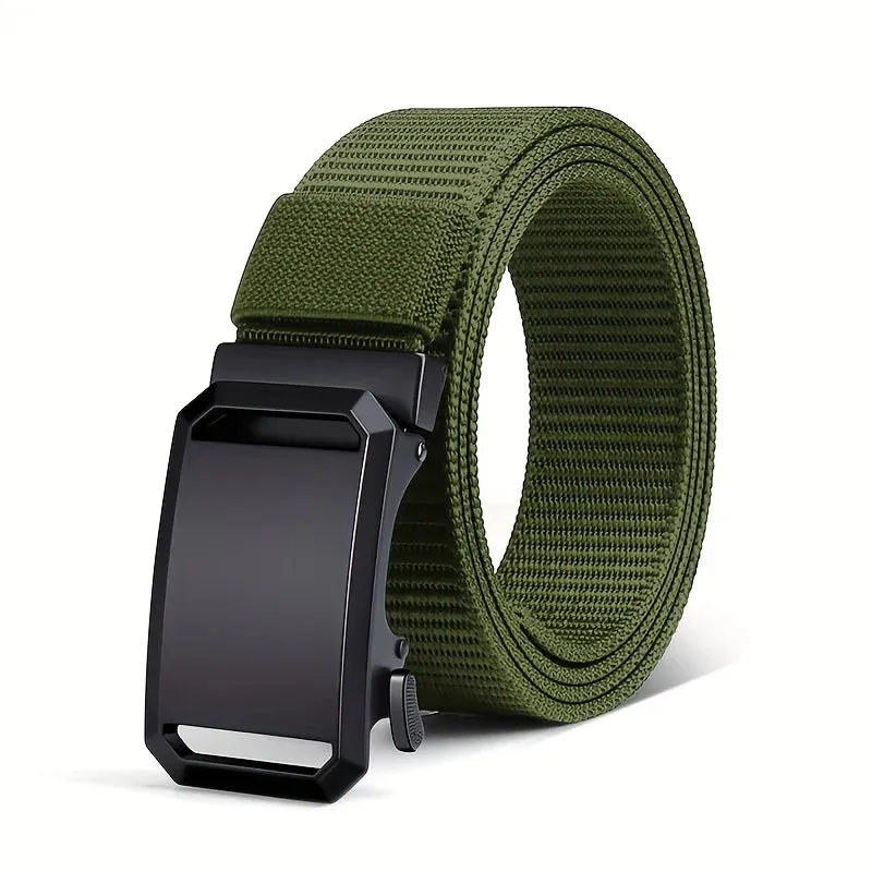 Quick Release Genuine Metal Buckle Tactical Style Soft Nylon Belt