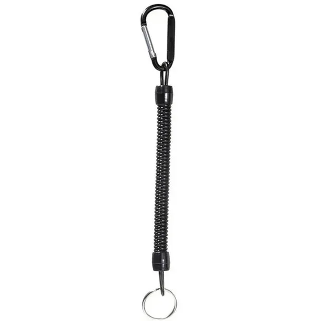 "Secure Explorer: Tactical Lanyard Spring Rope - The Ultimate Outdoor Companion"