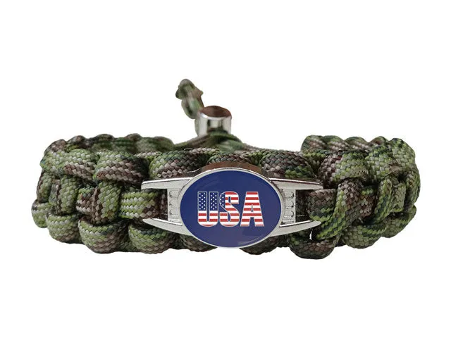 "U.S.A." Paracord Bracelet