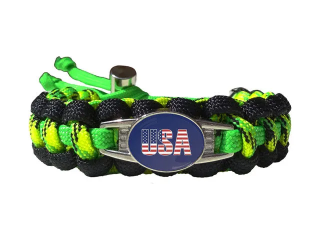 "U.S.A." Paracord Bracelet