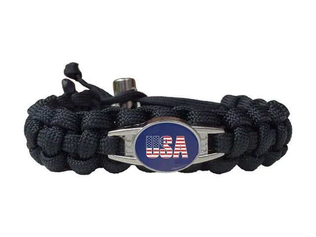 "U.S.A." Paracord Bracelet